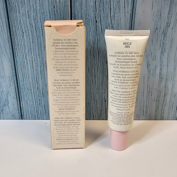 Mary Kay Full Coverage Foundation - Beige #305 - NIB - New Old Stock - Picture 2 of 6